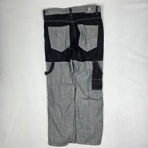 Vintage Red Ape Carpenter Jeans Mens 36x31 Blue Two Tone Straight Skater Y2K